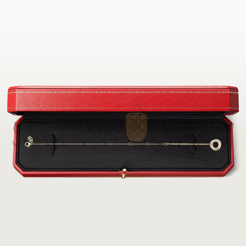 ca*t*er trinity 18k white gold, 18k yellow gold, 18k rose gold, Di*m*nd bracelet b6069815